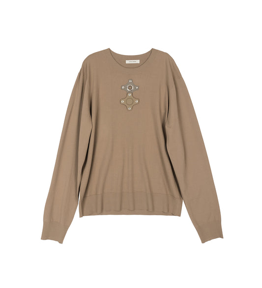 CRAIG GREEN DUST-CAP JUMPER BEIGE