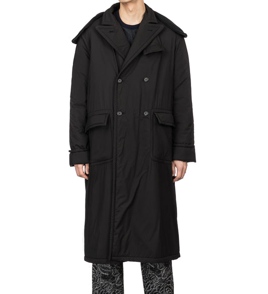 4SDESIGNS MORNING COAT W/HOOD BLACK