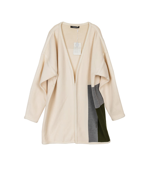 A-COLD-WALL* BLOCK ALBERS CARDIGAN CHALK