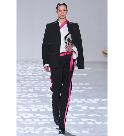 SEATBELT PANT PINK/BLACK