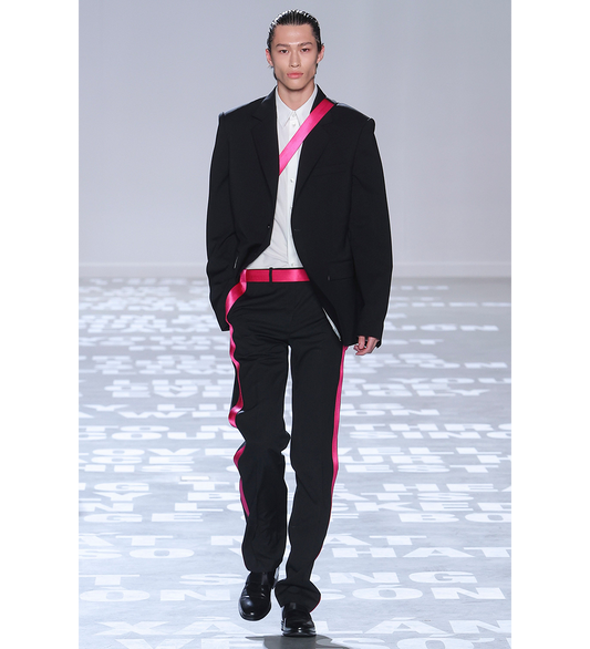 SEATBELT PANT PINK/BLACK