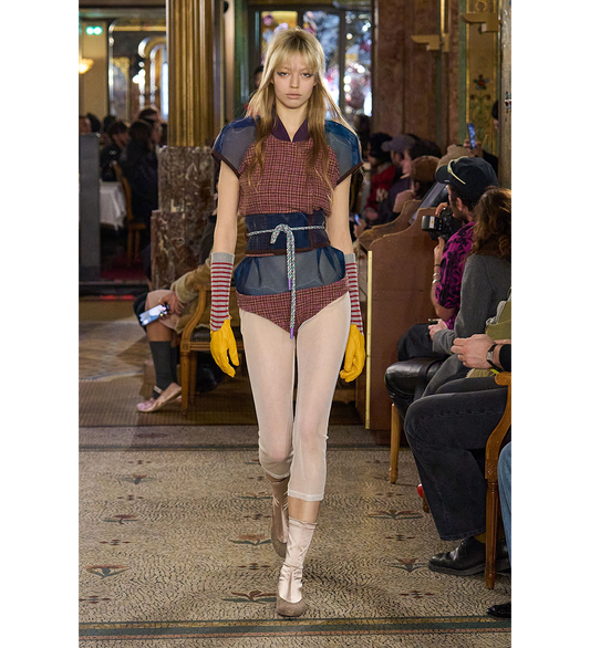 EARTHA FITTED GILET ROSEWOOD TWEED