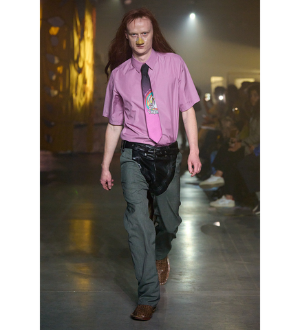 TIE BLACK/PURPLE