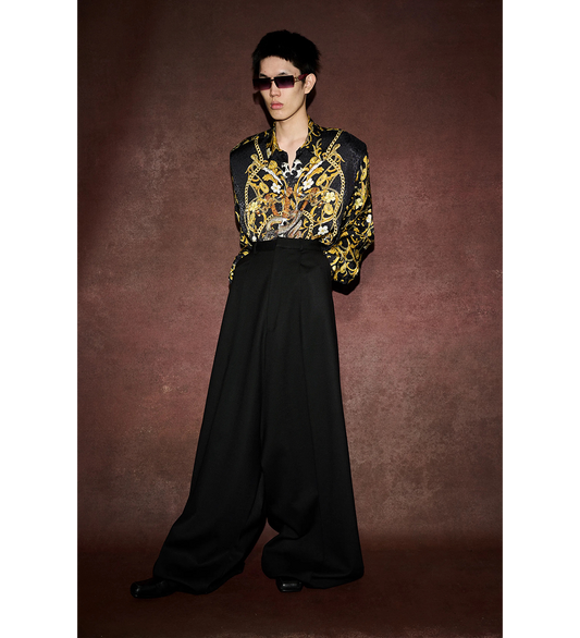 SLIM FIT SHIRT GILDED BLACK