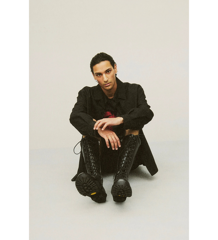 CAGER BOOT DARK CHOCOLATE RICH CALFSKIN