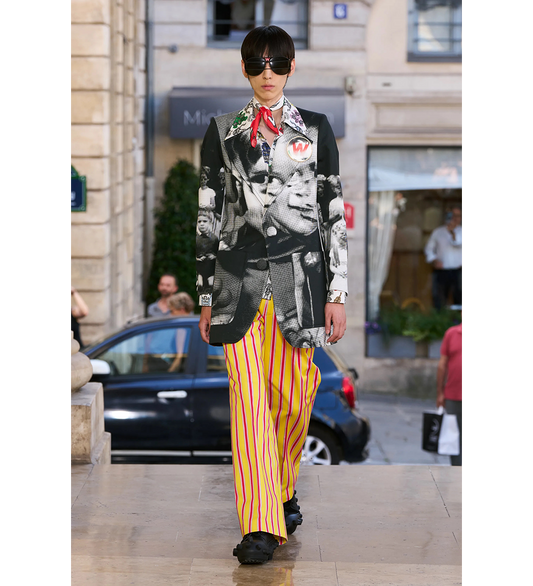 GLITCH LENTICULAR BROOCH MULTI