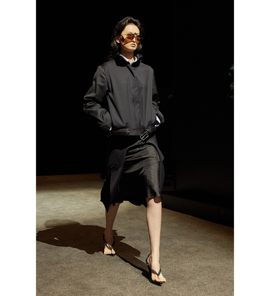 UPSIDE DOWN BARRACUDA JACKET BLACK