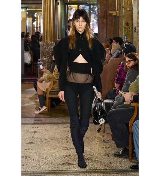 CARR CROPPED JACKET VANTA BLACK