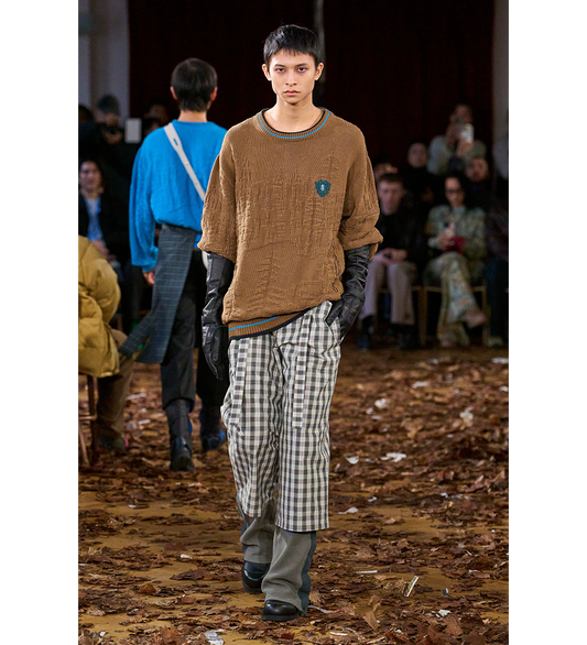 FITZ KNIT JUMPER RUSSET BROWN