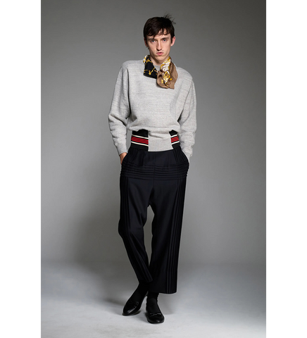 FOOTBALL SWEATSHIRT X AG SPALDING GREY