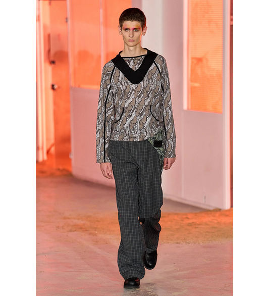 MINNA GATHERED TROUSER DIM GREY