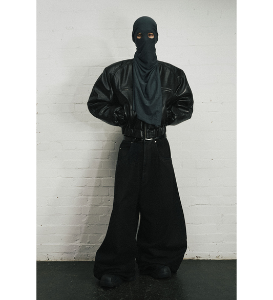 COATED DOUBLE XL JEANS COATED BLACK