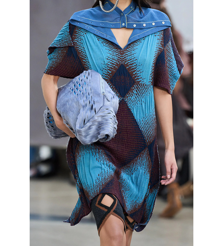 FIORE TWISTED BAG STONE GREY