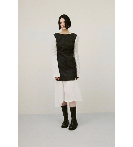 FIRM DRESS SHARKK PINSTRIPE HERRINGBONE