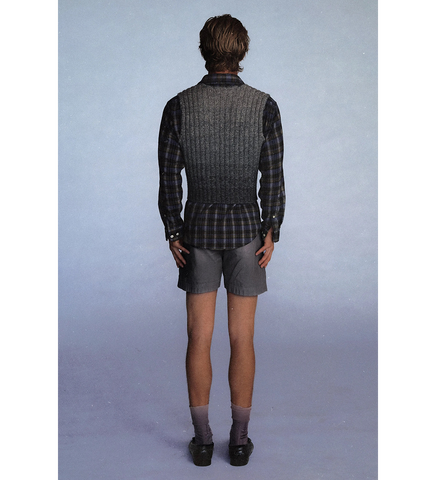 GRADIENT VEST DARK GREY