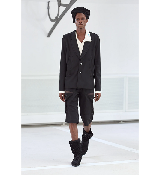 NAVIN K-DART BLAZER BLACK SABLE