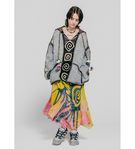 SARONG SKIRT NEON SUNSET