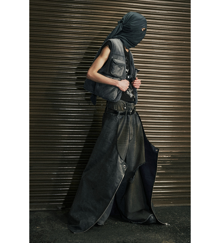DUMPSTER DENIM JEANS DIRTY OUTCAST GREY