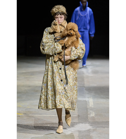 FAUX FUR TIPPET BEIGE