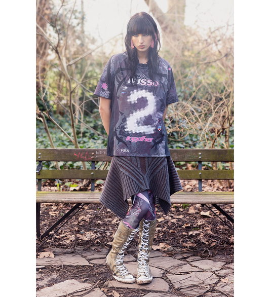 SPORTS LOOSE FIT SS TOP CAMO