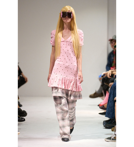 KILT TROUSERS PINK CHECK