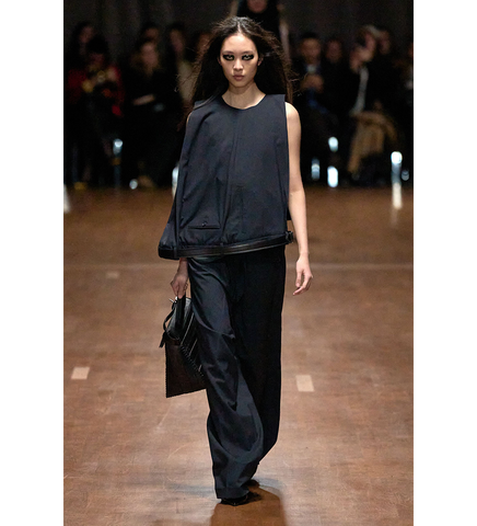 UPSIDE DOWN TROUSER CAPE NAVY