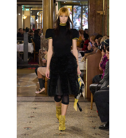 SIMONE KNIT TOP INK BLACK