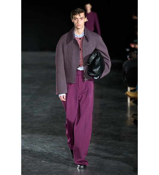 MANTEAU BLOUSON LAINE PURPLE