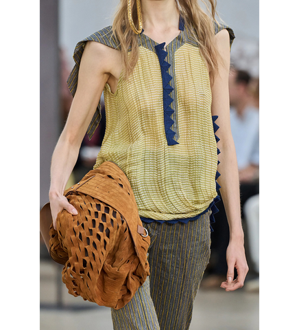 FIORE TWISTED BAG CARAMEL