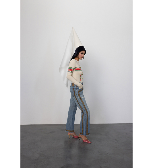 RECONSTITUTED DENIM BULLION JEAN BLUE S