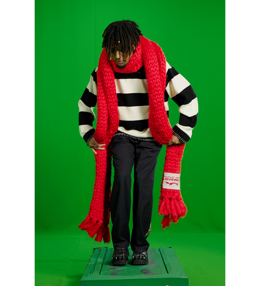 BOO JUMPER BLACK/WHITE