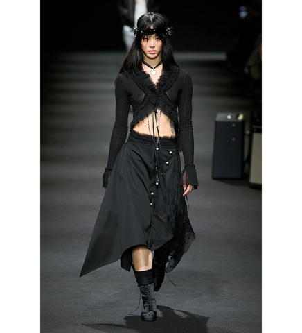 ILMA WRAP SKIRT BLACK