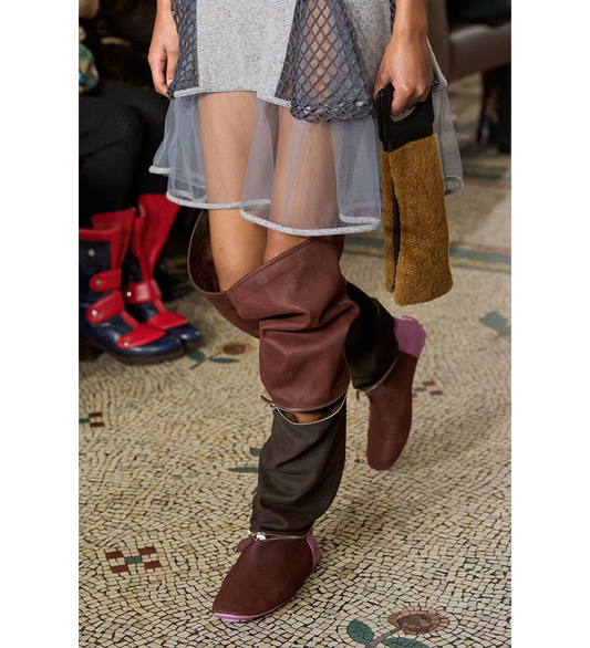 MODULAR DRIVING BOOTS ESPRESSO BROWN
