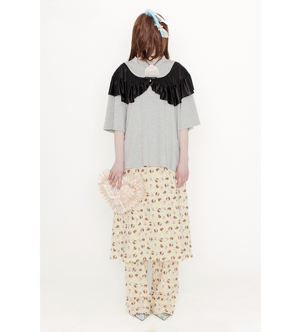 BED TIME TROUSER GIRL BABY YELLOW