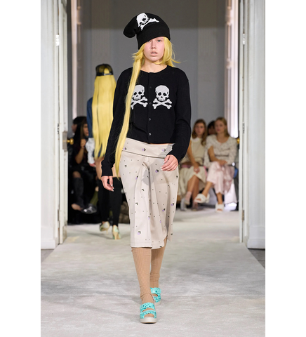 KNIT SKULL BEANIE BLACK