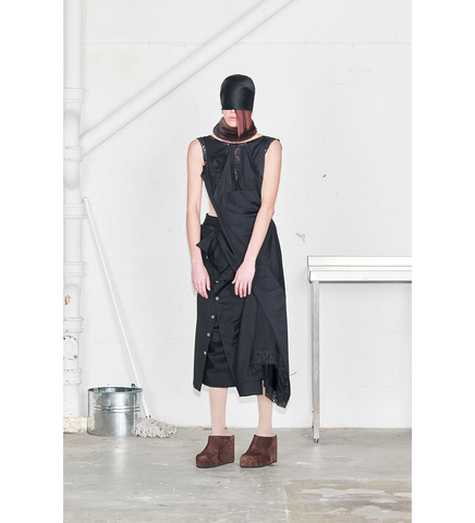 SHIRT SKIRT BLACK