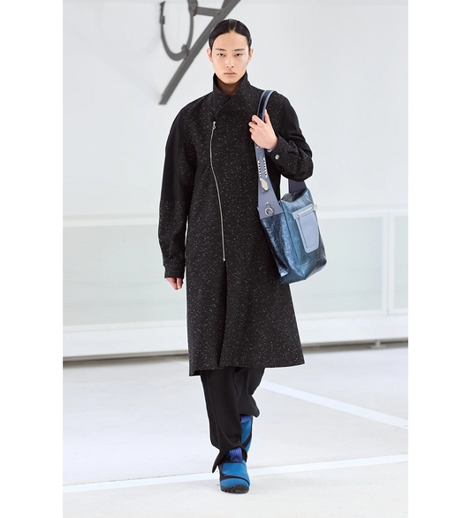 DELTUM LEATHER BAG MIDNIGHT/GREY