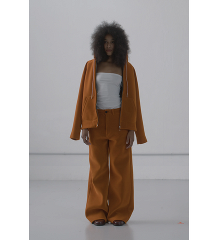 HOODED SWEATSHIRT SUN ORANGE