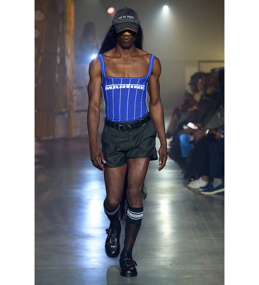 LOGO VEST BLUE