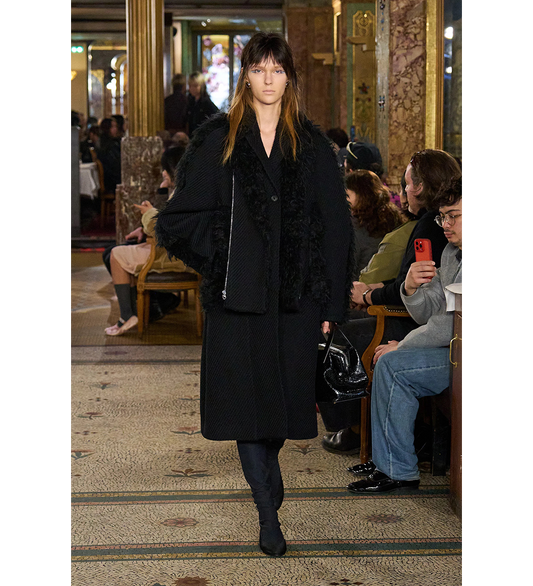 NOVAK COAT MATT BLACK