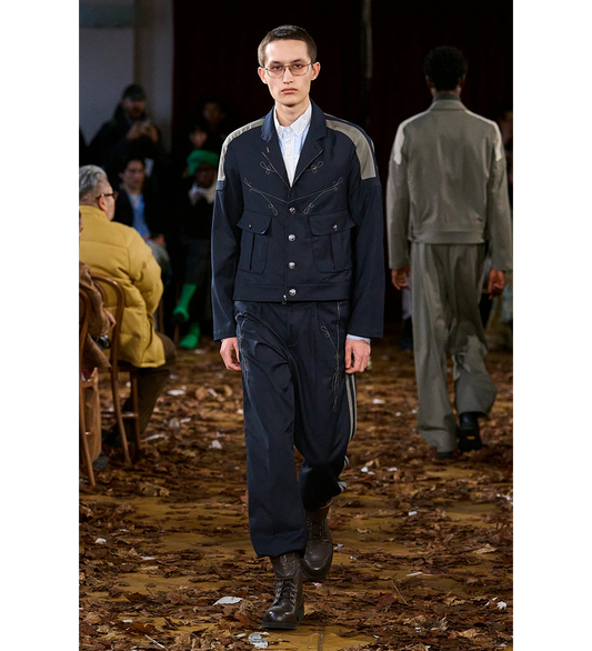 KORMOS MILITARY TROUSER D NAVY/SLATE GREY