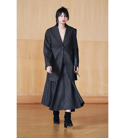 WALTZ SKIRT BROWN DUNMORE CHECK