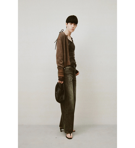 FOFINHO DRIP BAG MALLEABLE BLACK BULL HIDE