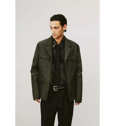 EVERY SHIRT SHORTSLEEVE DEATH PAISLEY PRINT