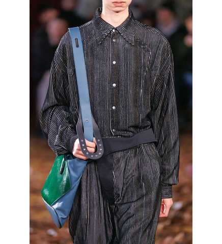 SLATINA BAG BLUE/FOREST GREEN/BLACK OBSIDIAN