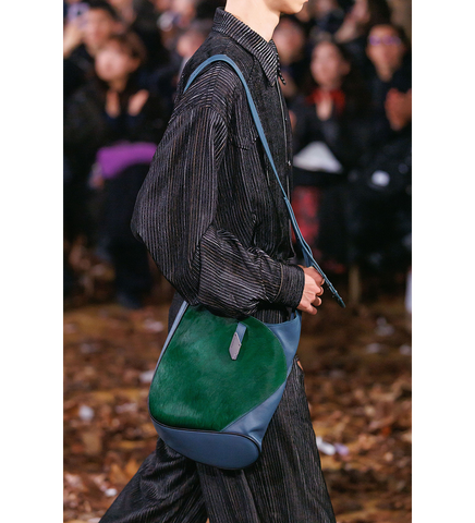 SLATINA BAG BLUE/FOREST GREEN/BLACK OBSIDIAN