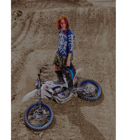 AIRBRUSH LS TOP BLUE