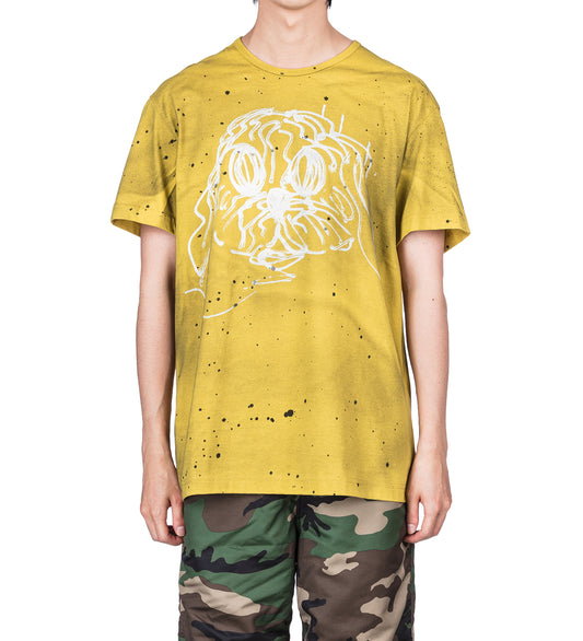 BONES TEE SPRAYED GOLD