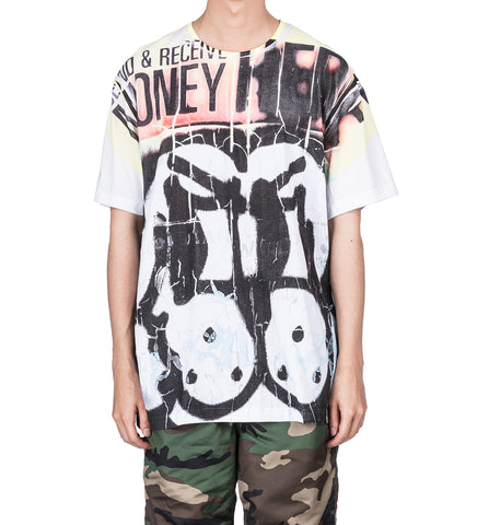 TRANSACTION SS TEE WHITE