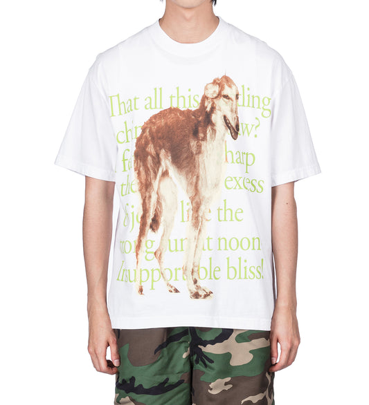 POEM DOG TEE WHITE